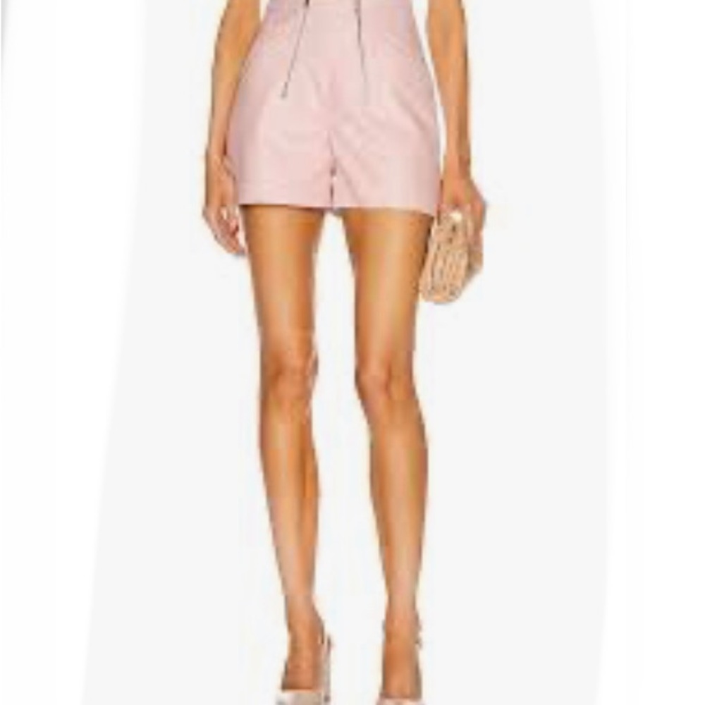 NWT Stella McCartney Pink Faux Leather Women's Shorts